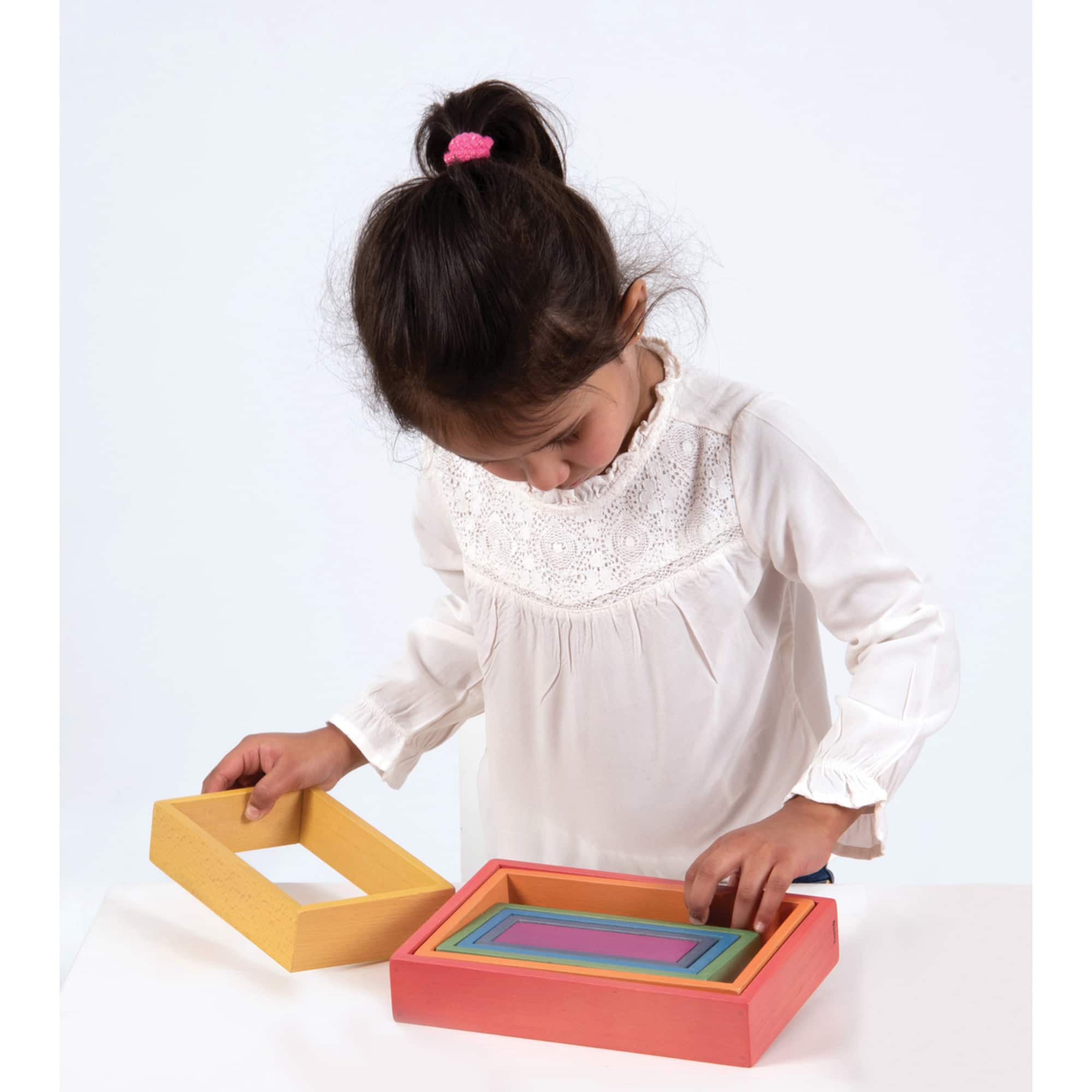 TickiT® Wooden Rainbow Architect Rectangles